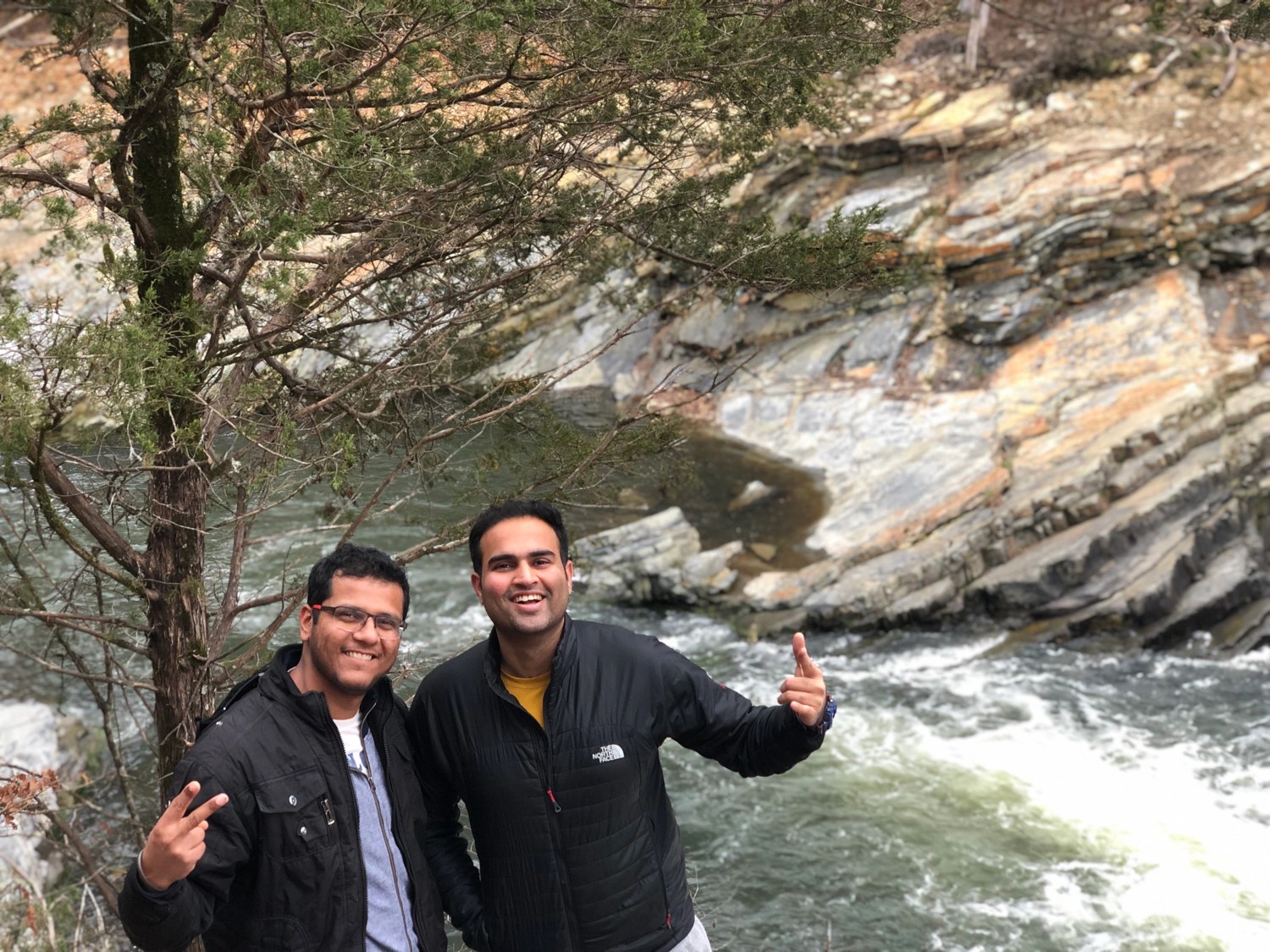 Hiking by the river at Beavers Bend State Park, Oklahoma